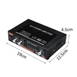 Maxbell Hifi  Car Audio Power Amplifier FM Radio Player + Remote Controller