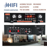 Maxbell Hifi  Car Audio Power Amplifier FM Radio Player + Remote Controller