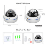 Maxbell Outdoor Waterproof WiFi IP IR Camera 1080P HD Night Vision Wireless Camera