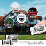 Maxbell Waterproof WiFi IP IR Camera 1080P HD Night Vision Wireless Camera EU