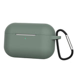 Max Headphones Case Dustproof Soft Silicone for Apple AirPods Pro 3 Dark Green