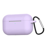 Max Headphones Case Dustproof Soft Silicone for Apple AirPods Pro 3 Purple