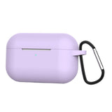 Max Headphones Case Dustproof Soft Silicone for Apple AirPods Pro 3 Purple