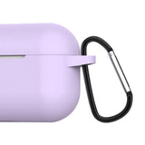 Max Headphones Case Dustproof Soft Silicone for Apple AirPods Pro 3 Purple