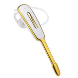 Max New Wireless Bluetooth HandFree Sport Stereo Headphone Earphone White+Golden