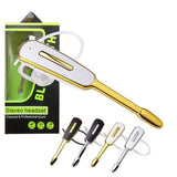 Max New Wireless Bluetooth HandFree Sport Stereo Headphone Earphone White+Golden