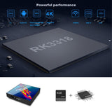 Max Android 9.0 Smart TV Box 4K 2.4G / 5G Wifi Media Player USB 3.0 Top Box 32GB