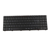 Maxbell For GATEWAY NV52 NV53/Packard Bell EasyNote FR French Full Keyboard Black