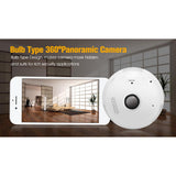 Max E27 360 degree Wireless IP Bulb Mini Camera  960P white light