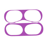 Max Metal Dust Guard Protect For Airpods Pro Case Shell Skin Stickers Purple
