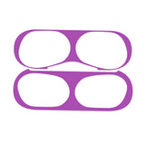 Max Metal Dust Guard Protect For Airpods Pro Case Shell Skin Stickers Purple