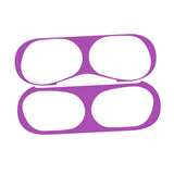 Max Metal Dust Guard Protect For Airpods Pro Case Shell Skin Stickers Purple