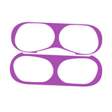 Max Metal Dust Guard Protect For Airpods Pro Case Shell Skin Stickers Purple