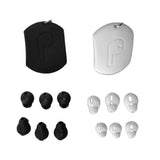 Max 3 Pairs Silicone Earbuds Cover Tips Replacement Ear Buds for Airpods White