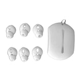 Max 3 Pairs Silicone Earbuds Cover Tips Replacement Ear Buds for Airpods White
