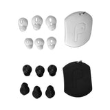 Max 3 Pairs Silicone Earbuds Cover Tips Replacement Ear Buds for Airpods White
