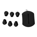 Max 3 Pairs Silicone Earbuds Cover Tips Replacement Ear Buds for Airpods Black