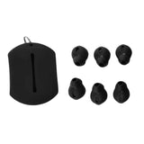 Max 3 Pairs Silicone Earbuds Cover Tips Replacement Ear Buds for Airpods Black