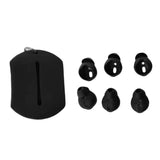 Max 3 Pairs Silicone Earbuds Cover Tips Replacement Ear Buds for Airpods Black