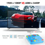 Maxbell H96 max H6 4+128GB Smart TV Box Quad Core 64-bit Android 9.0 Dual-band 6K EU