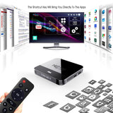 Maxbell TV Box Android 9.0 H96 Mini H8 RK3228A 2.4G/5G WIFI Set Top Box 1+8GB US