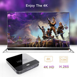 Maxbell TV Box Android 9.0 H96 Mini H8 RK3228A 2.4G/5G WIFI Set Top Box 1+8GB US