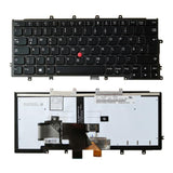 Maxbell New DE Loyout for Lenovo ThinkPad X270 X260 Keyboard with Backlit 01EP074