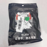 Max Double Speaker 1.2M Wired 3.5MM Earphone Earbuds HiFi Stereo Headset White