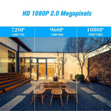 Maxbell Indoor 1080P Wireless IP Camera Baby Monitor 2.0MP 6 IR Leds Night Vision US
