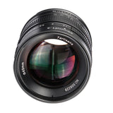 Maxbell 55mm F1.4 APS-C Manual Portrait Focus Lens Fit for Canon Camera Black
