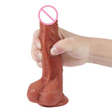 Maxbell Waterproof Female Adult Toy Male Realistic penis w/Strong Suction Cup 18cm