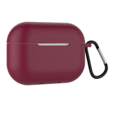 Maxbell Protective Sleeve Case Cover for Airpods 3 Wireless Earphone Wine red