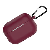Maxbell Protective Sleeve Case Cover for Airpods 3 Wireless Earphone Wine red