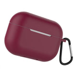 Maxbell Protective Sleeve Case Cover for Airpods 3 Wireless Earphone Wine red