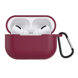 Maxbell Protective Sleeve Case Cover for Airpods 3 Wireless Earphone Wine red