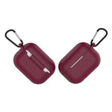 Maxbell Protective Sleeve Case Cover for Airpods 3 Wireless Earphone Wine red