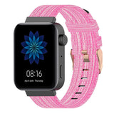 Maxbell Nylon Replacement Strap Watch Band for Xiaomi Smart Watch Pink
