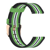 Maxbell Nylon Replacement Strap Watch Band for Xiaomi Smart Watch Black+Lime