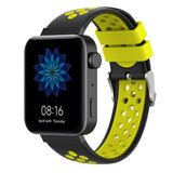 Maxbell For XIAOMI Replace Silicone Smart Watch Strap Wrist Band Women black yellow
