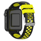 Maxbell For XIAOMI Replace Silicone Smart Watch Strap Wrist Band Women black yellow