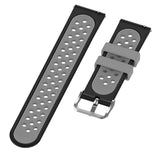 Maxbell For XIAOMI Replace Silicone Smart Watch Strap Wrist Band Women black gray
