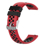 Maxbell For XIAOMI Replace Silicone Smart Watch Strap Wrist Band Women black red 2