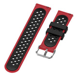 Maxbell For XIAOMI Replace Silicone Smart Watch Strap Wrist Band Women black red 2