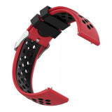 Maxbell For XIAOMI Replace Silicone Smart Watch Strap Wrist Band Women black red 2