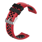 Maxbell For XIAOMI Replace Silicone Smart Watch Strap Wrist Band Women black red 2