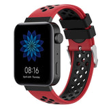 Maxbell For XIAOMI Replace Silicone Smart Watch Strap Wrist Band Women black red 2