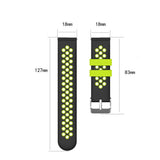 Maxbell For XIAOMI Replace Silicone Smart Watch Strap Wrist Band Women black red 2