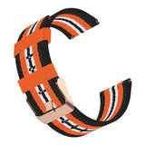 Maxbell Quick Release Replace Watch Band for Fitbit versa2/1/lite Black+Orange