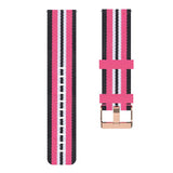 Maxbell Quick Release Replace Watch Band for Fitbit versa2/1/lite Black+Light Red