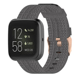 Maxbell Quick Release Replace Watch Band for Fitbit versa2/1/lite Dark Gray
